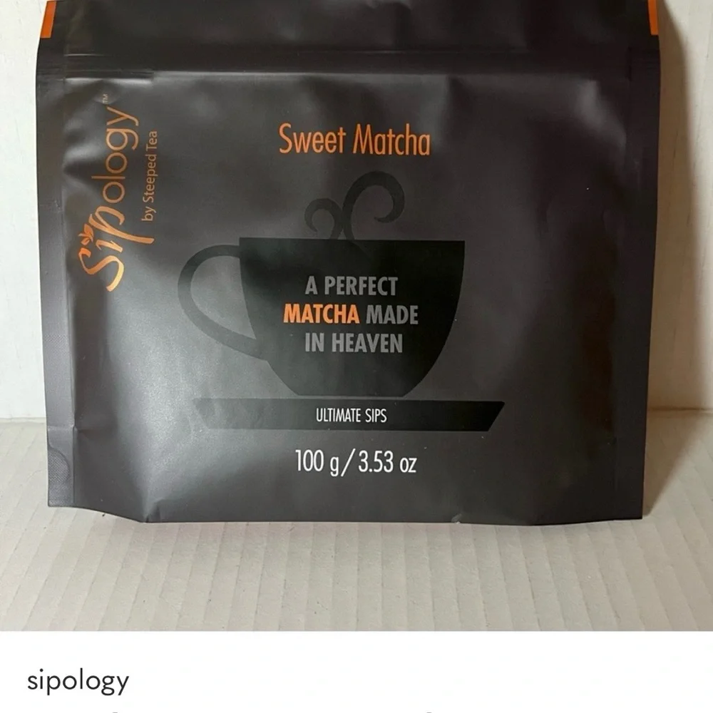 Reserved bundle 2 bags Sipology Sweet Matcha Tea chocolate chip - Picture 1 of 1